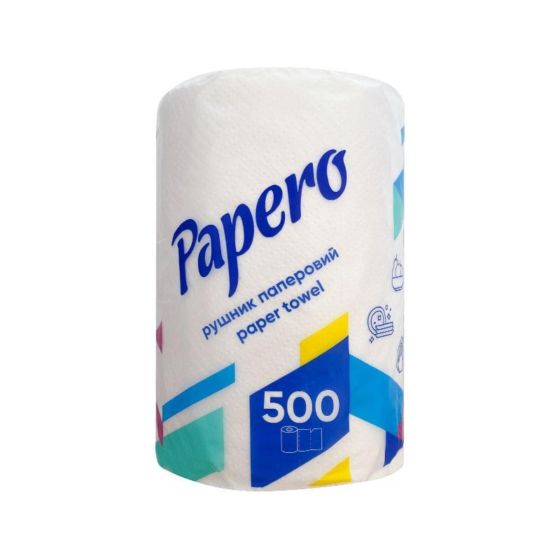 Рушник целюлозний "Papero" Джамбо 2 ш. 500 арк. 1 р.
